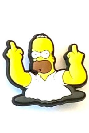 THE SIMPSONS CROC CHARMS
